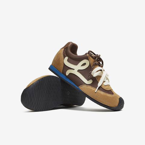 百思图2025秋季新款时尚复古街头运动德训鞋平跟女休闲鞋A1834CM5