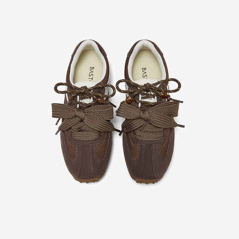 百思图2025秋季新款商场同款德训鞋时尚复古运动女休闲鞋A9012CM5