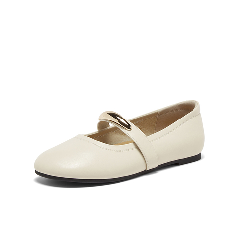 百思图2025秋季新款商场同款玛丽珍鞋简约时尚浅口女单鞋F3317CQ5
