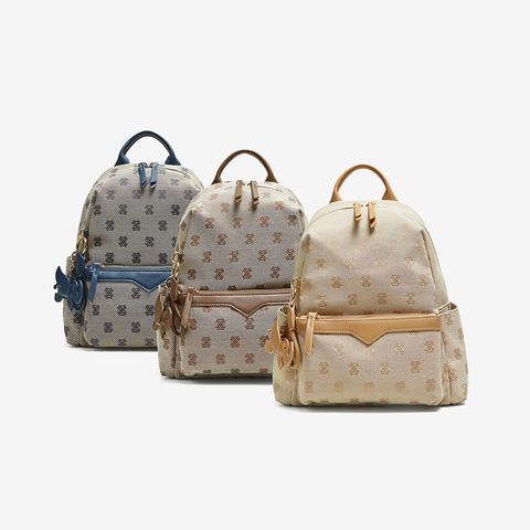 百思图2025秋季新款商场同款双肩背包时尚复古休闲女包TY039CX5