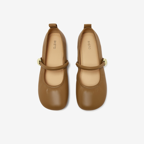 百思图2025秋季新款商场同款玛丽珍鞋时尚潮流女单鞋CS293CQ5