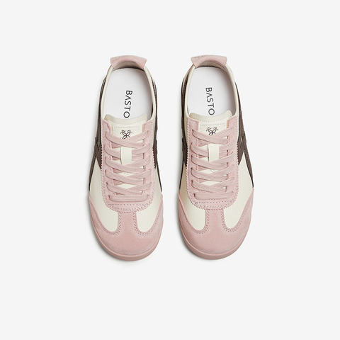 百思图2025秋季新款商场同款德训鞋复古潮流女休闲运动鞋X2391CM5