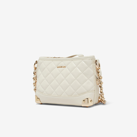 百思图2025秋季新款商场同款绗缝包时尚通勤单肩斜挎包女TY024CX5