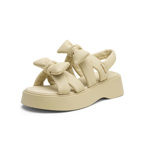 百思图2025夏季新款商场同款休闲凉鞋时尚户外运动女凉鞋CM152BL5