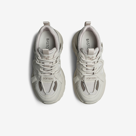 百思图2025秋季新款商场同款老爹鞋时尚厚底增高女休闲鞋G3666CM5