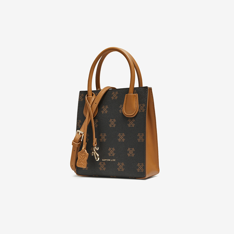 百思图2025秋季新款商场同款手提包时尚通勤单肩斜挎包女TY041CX5