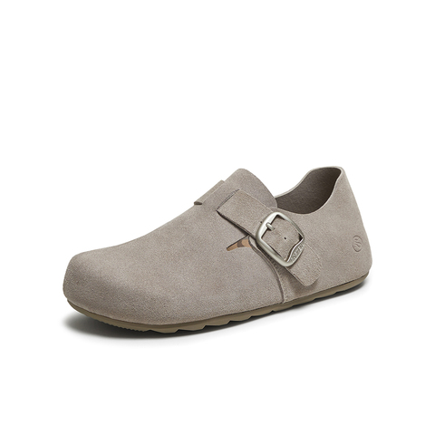 百思图2025秋季新款商场同款勃肯鞋时尚复古休闲女单鞋D3375CM5