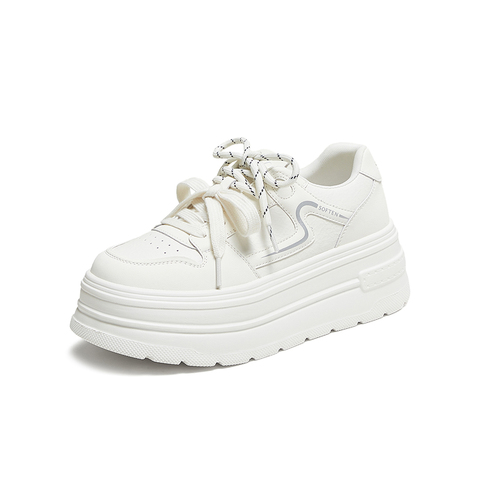 百思图2025秋季新款商场同款板鞋时尚街头女休闲运动鞋D3283CM5