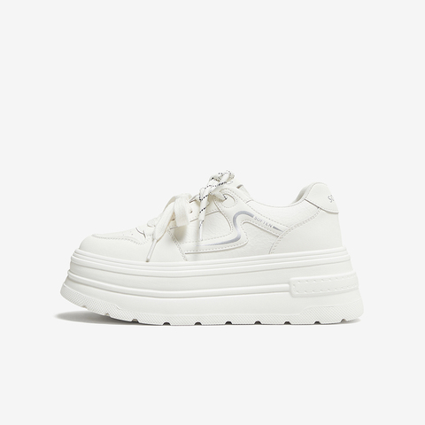 百思图2025秋季新款商场同款板鞋时尚街头女休闲运动鞋D3283CM5