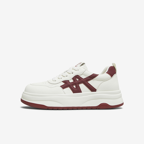 百思图2025秋季新款商场同款板鞋时尚街头潮流女休闲鞋W2025CM5