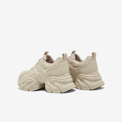 百思图2025秋季新款商场同款老爹鞋时尚厚底增高女休闲鞋G8833CM5