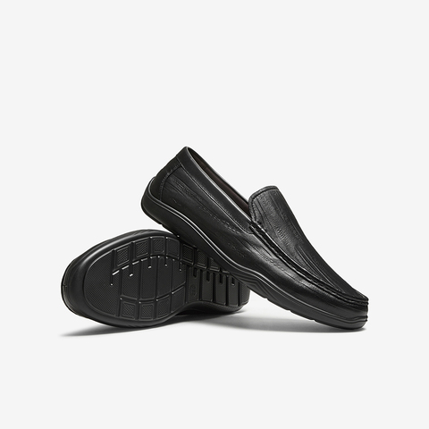 百思图2025秋季新款商场同款乐福鞋简约商务男休闲皮鞋51724CM5