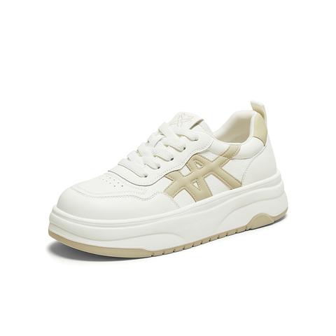 百思图2025秋季新款商场同款板鞋时尚街头潮流女休闲鞋W2025CM5