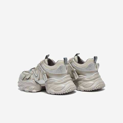 百思图2025秋季新款商场同款老爹鞋时尚厚底增高女休闲鞋B6112CM5