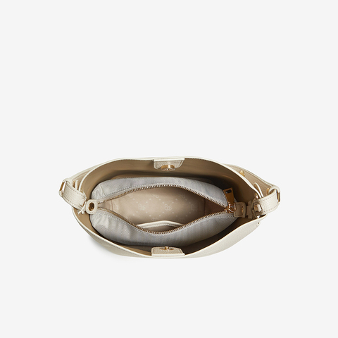 百思图2025秋季新款商场同款水桶包时尚通勤单肩包女TY030CX5