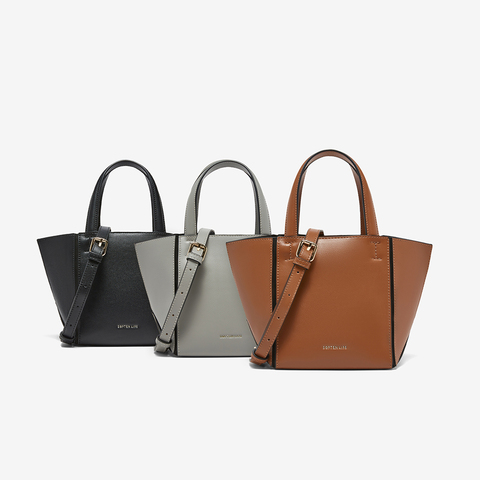 百思图2025秋季新款商场同款手提包时尚简约单肩斜挎包女J8070CX5