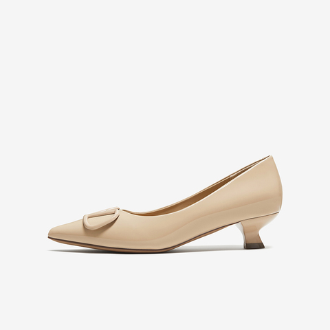 百思图2025秋季新款浅口单鞋时尚潮流通勤细跟尖头女鞋F5197CQ5