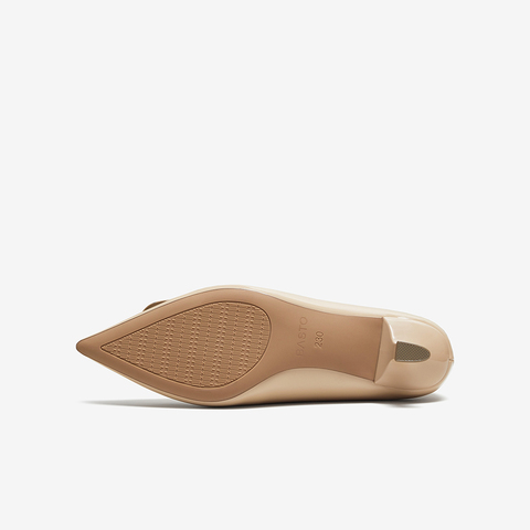 百思图2025秋季新款浅口单鞋时尚潮流通勤细跟尖头女鞋F5197CQ5