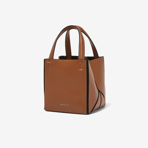 百思图2025秋季新款商场同款手提包时尚简约单肩斜挎包女J8070CX5