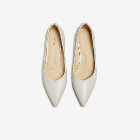 百思图2025秋季新款浅口单鞋时尚简约通勤细跟尖头女鞋K5612CQ5