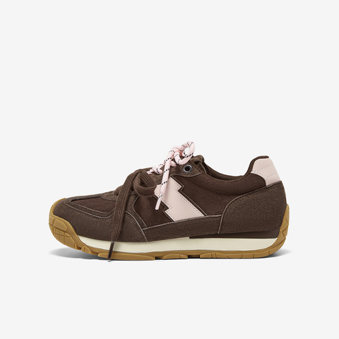 百思图2025秋季新款商场同款德训鞋时尚复古街头女休闲鞋G6613CM5