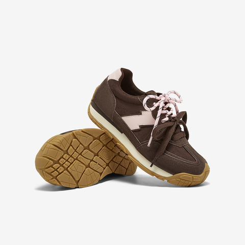 百思图2025秋季新款商场同款德训鞋时尚复古街头女休闲鞋G6613CM5