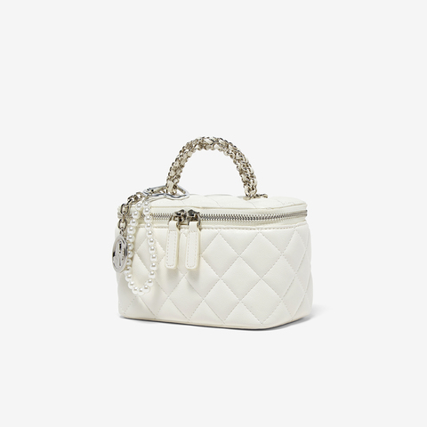 百思图2025夏季新款商场同款绗缝盒子包时尚通勤斜挎包女TY018BX5