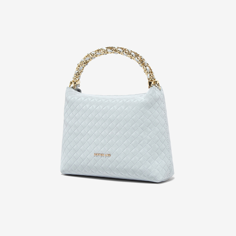 百思图2025夏季新款商场同款手提包时尚编织单肩斜挎包女TY012BX5