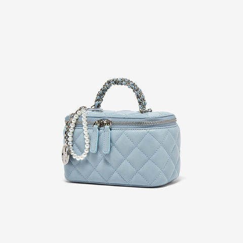 百思图2025夏季新款商场同款绗缝盒子包时尚通勤斜挎包女TY018BX5