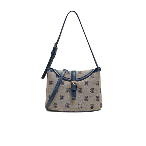 百思图2025秋季新款商场同款腋下包时尚复古斜挎包女TY038CX5