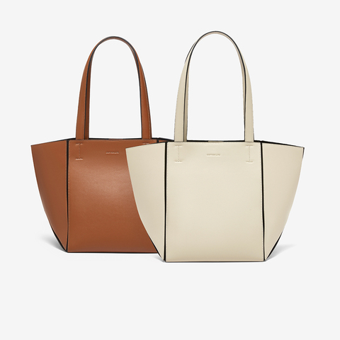 百思图2025秋季新款商场同款托特包时髦大容量单肩包女J8065CX5