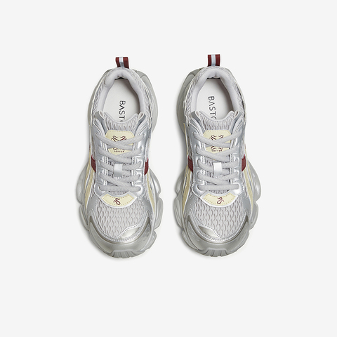 百思图2025秋季新款老爹鞋时尚潮流街头厚底增高女休闲鞋B8967CM5