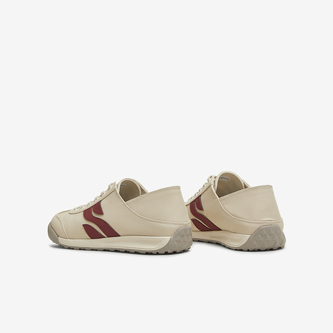 百思图2025夏季新款时尚简约复古运动德训鞋平跟男休闲鞋51228BM5