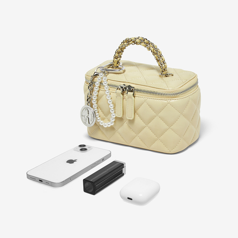 百思图2025夏季新款商场同款绗缝盒子包时尚通勤斜挎包女TY018BX5