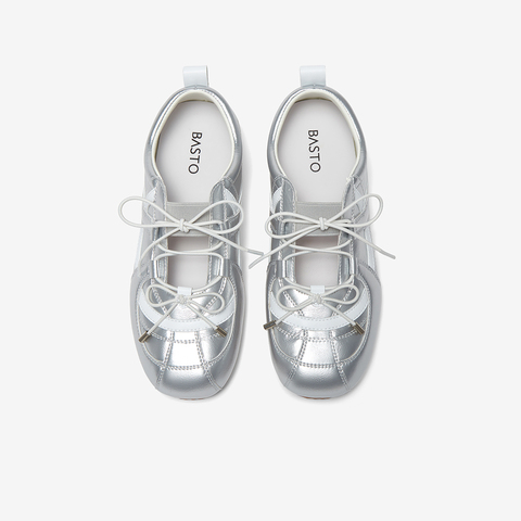 百思图2025秋季新款德训鞋时尚复古潮流运动女休闲鞋M6018CM5