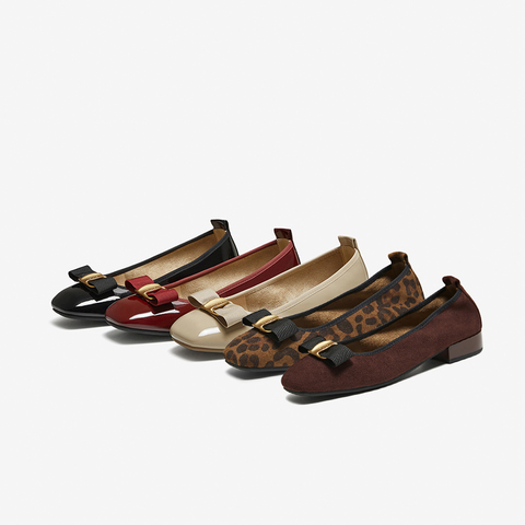 百思图2025秋季新款商场同款浅口单鞋时尚通勤粗跟女鞋B1708CQ5