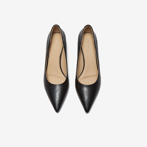 百思图2025秋季新款浅口单鞋时尚简约通勤细高跟尖头女鞋F5139CQ5