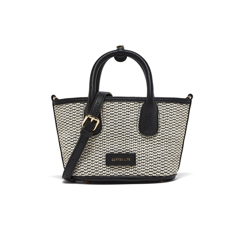 百思图2025夏新款商场同款时尚菜篮子水桶包单肩斜挎包女X3675BX5