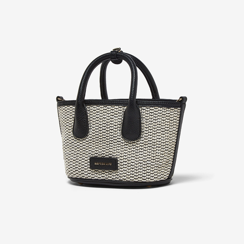 百思图2025夏新款商场同款时尚菜篮子水桶包单肩斜挎包女X3675BX5