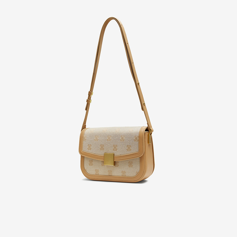 百思图2025秋季新款商场同款小方包简约时尚斜挎包女TY037CX5