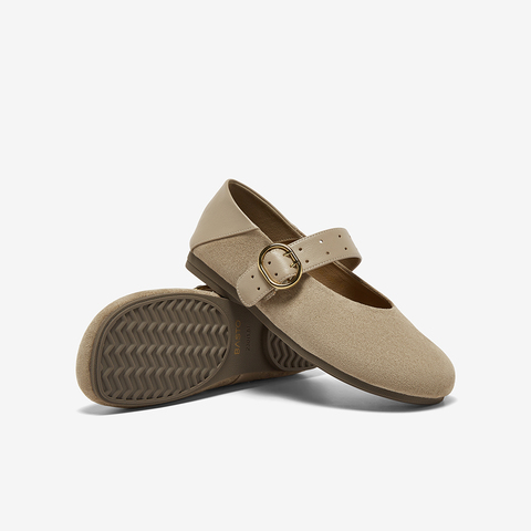 百思图2025秋季新款玛丽珍鞋时尚简约休闲浅口单鞋F1182CQ5