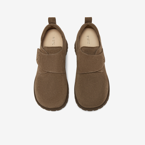 百思图2025秋季新款商场同款勃肯鞋时尚复古休闲女单鞋W0225CM5