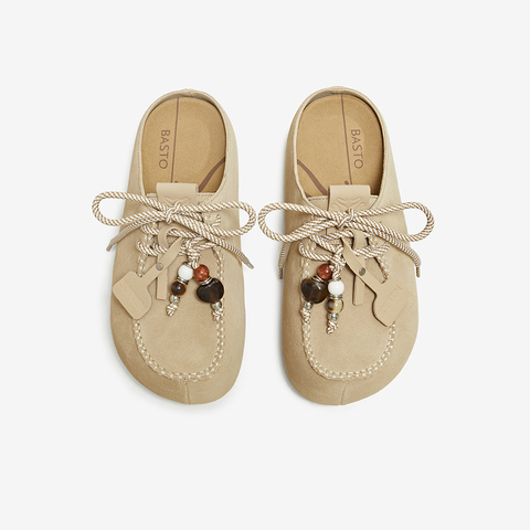 百思图2025秋季新款商场同款勃肯鞋时尚休闲女拖鞋E7323CH5