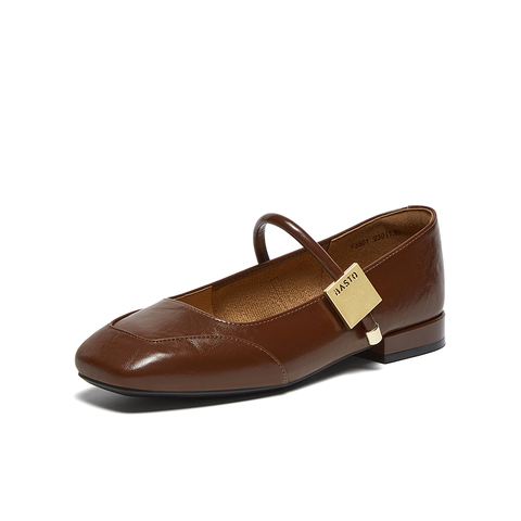 百思图2025秋季新款玛丽珍鞋简约时尚通勤浅口女单鞋鞋F3501CQ5