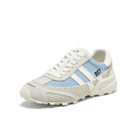 百思图2025秋季新款德训鞋时尚复古街头运动女休闲鞋D3262CM5