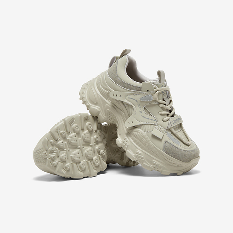 百思图2025秋季新款商场同款老爹鞋时尚厚底增高女休闲鞋G6111CM5