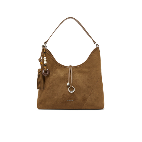 百思图2025秋季新款商场同款托特包时尚大容量单肩包女X3751CX5