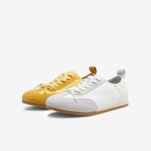 百思图2025秋季新款德训鞋时尚简约户外运动女休闲鞋D3225CM5