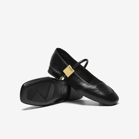 百思图2025秋季新款玛丽珍鞋简约时尚通勤浅口女单鞋鞋F3501CQ5