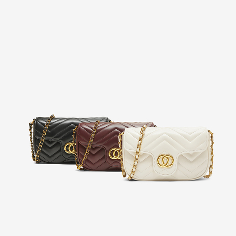 百思图2025冬季新款商场同款小方包时尚潮流单肩斜挎包女TY053DX5